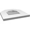 Ekena Millwork Octagonal Top Surface Mount PVC Gable Vent w/ 3-1/2"W x 1"P Standard Frame, 14"W x 14"H GVPOT14X1401SN - alternate 2